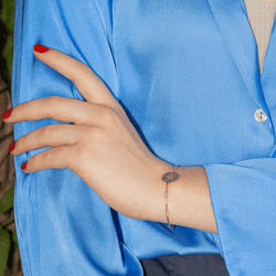 Bracelet Souple DINH VAN "Pi 14 mm" en or jaune - Castafiore