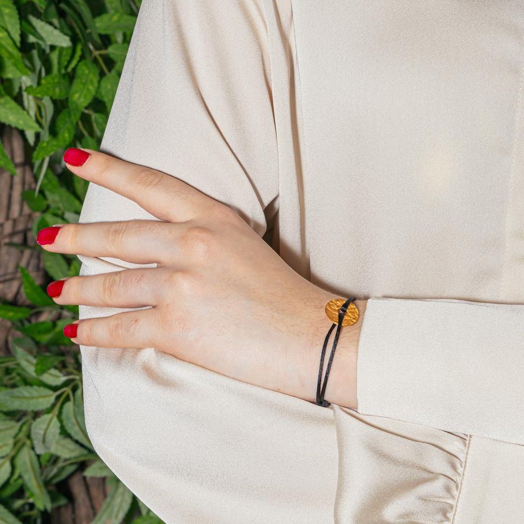 Bracelet Souple DINH VAN "Pi" en or jaune - Castafiore