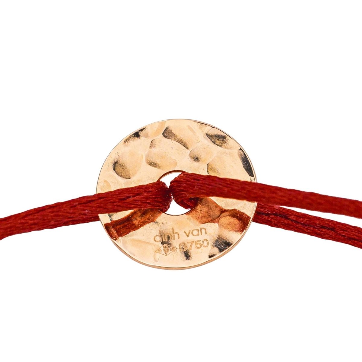 Bracelet Souple DINH VAN "Pi" en or rose - Castafiore