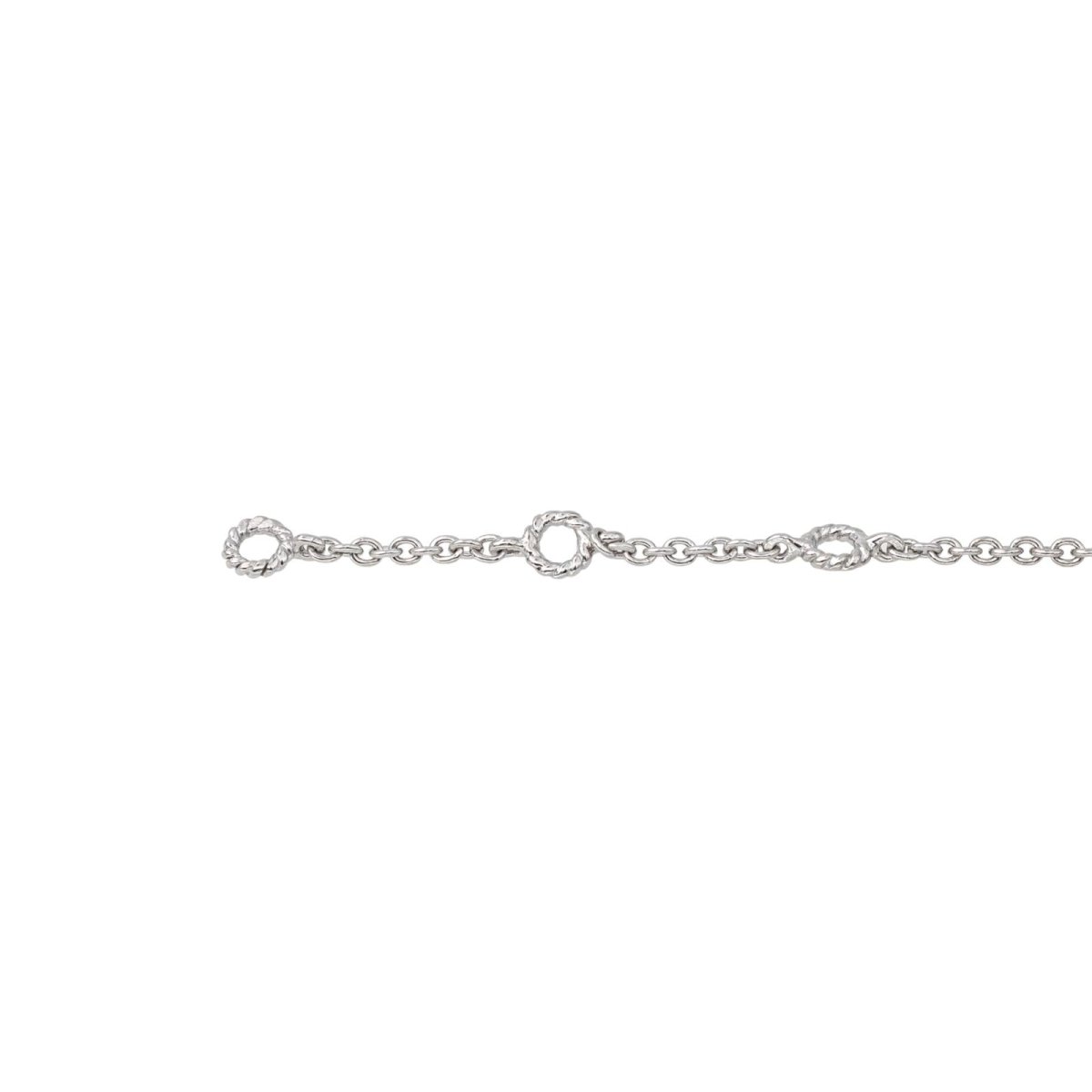 Bracelet Souple DJULA en or blanc et diamants - Castafiore