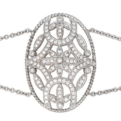 Bracelet Souple DJULA en or blanc et diamants - Castafiore