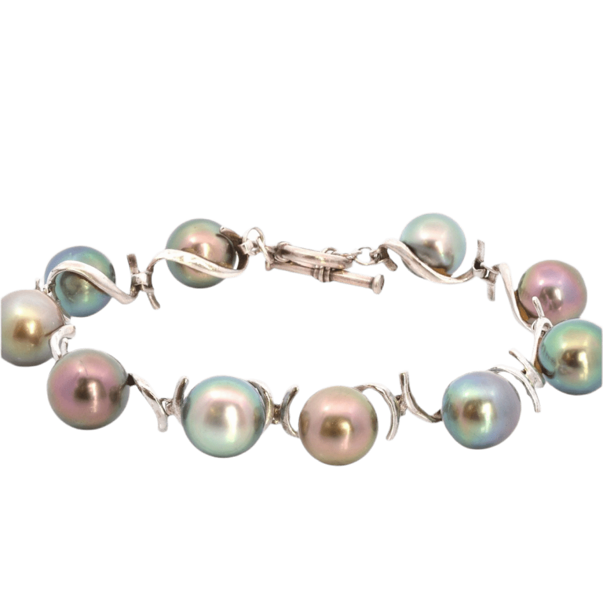 Bracelet Souple en argent et perles - Castafiore