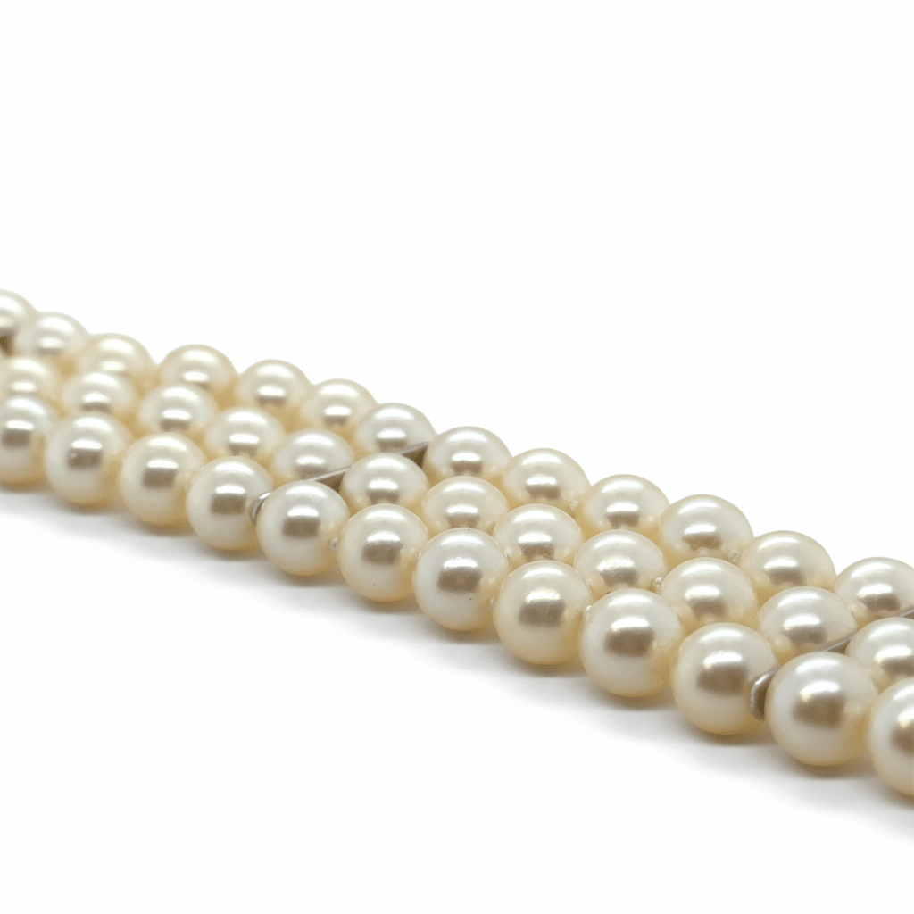 Bracelet Souple en or blanc, perles et diamants - Castafiore