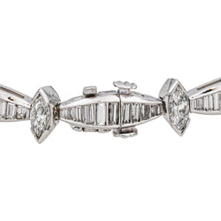 Bracelet Souple en or blanc, platine et diamants - Castafiore