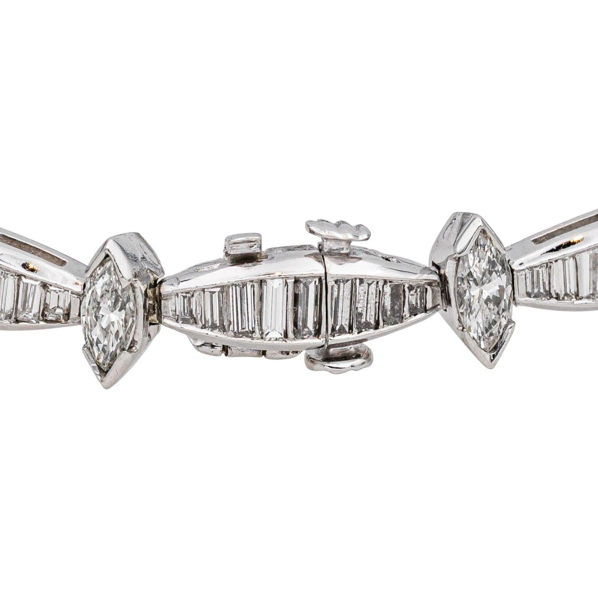 Bracelet Souple en or blanc, platine et diamants - Castafiore