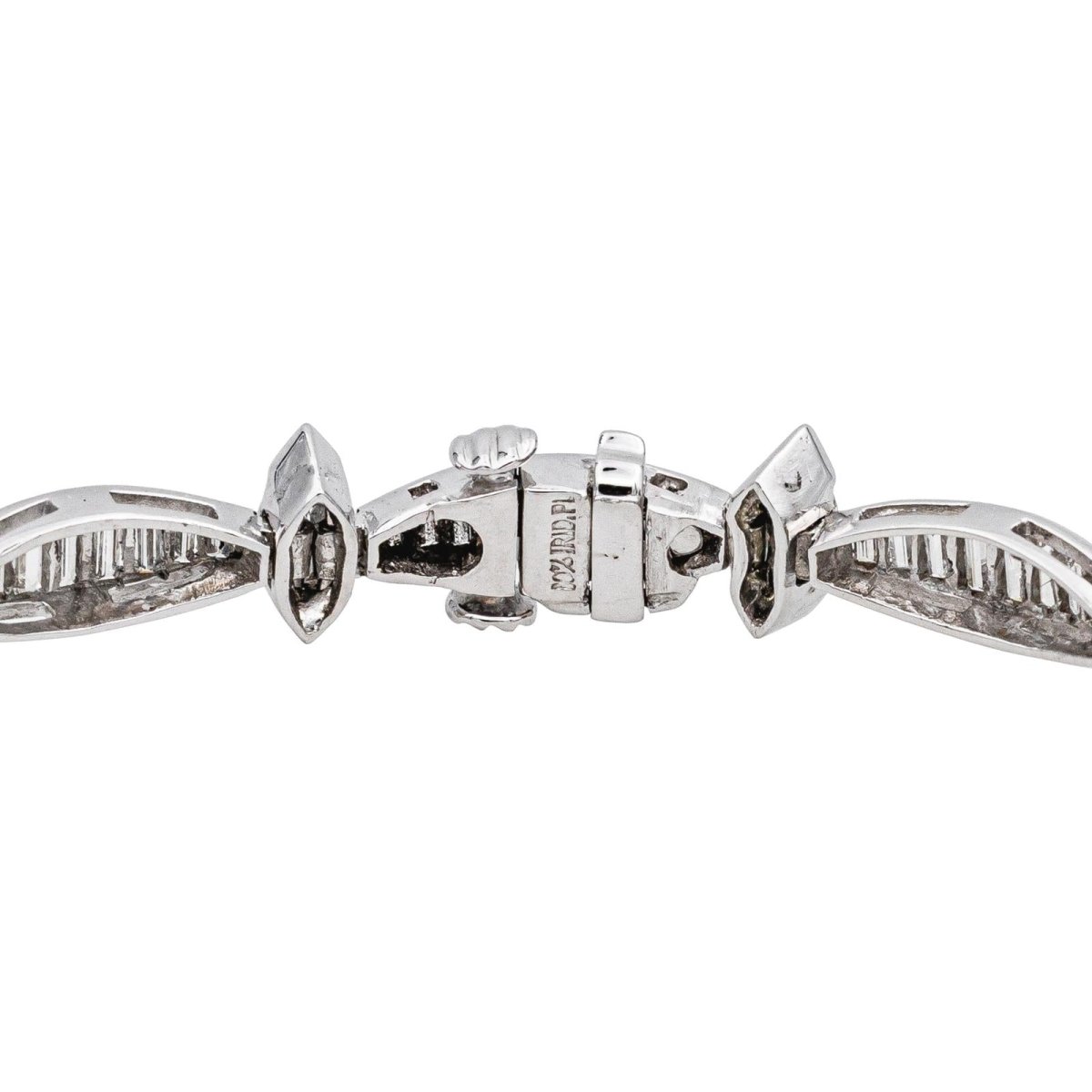 Bracelet Souple en or blanc, platine et diamants - Castafiore