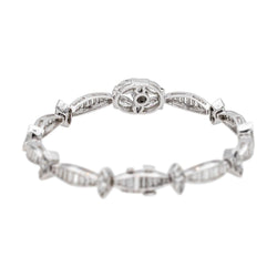 Bracelet Souple en or blanc, platine et diamants - Castafiore