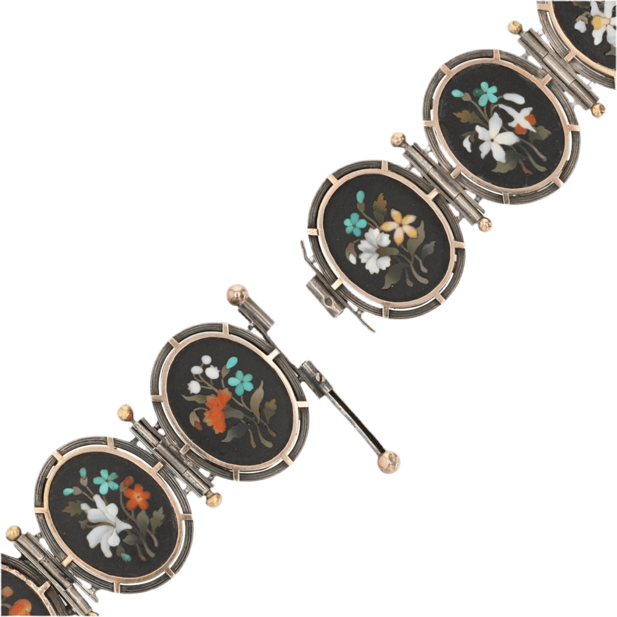 Bracelet Souple en or jaune et argent - Castafiore