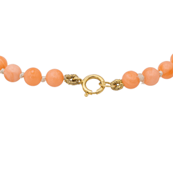 Bracelet Souple en or jaune et corail - Castafiore
