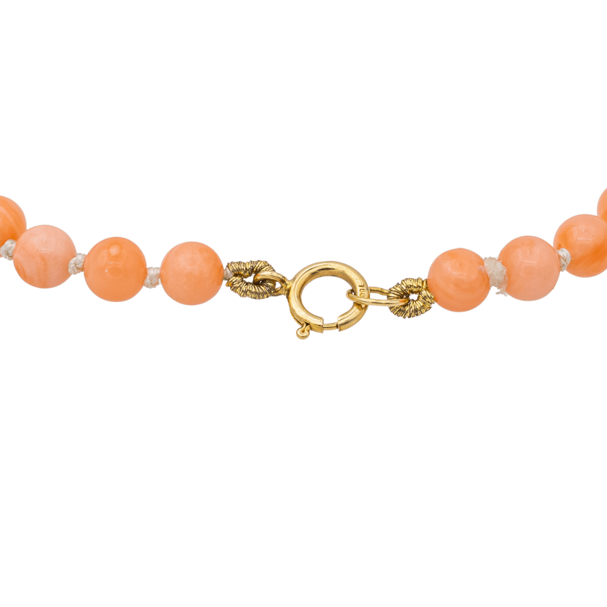 Bracelet Souple en or jaune et corail - Castafiore