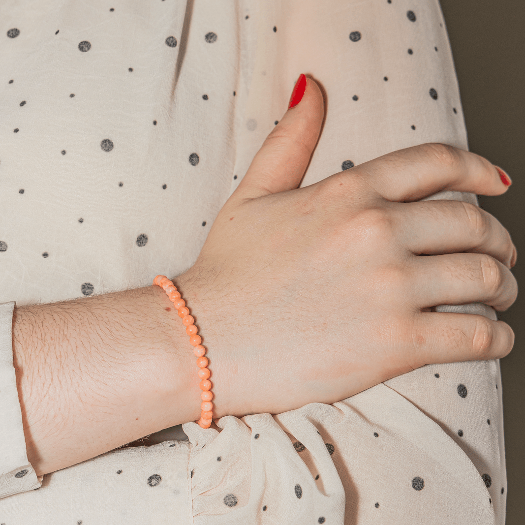 Bracelet Souple en or jaune et corail - Castafiore