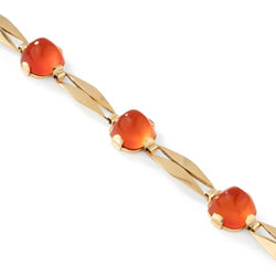 Bracelet Souple en or jaune et cornaline - Castafiore