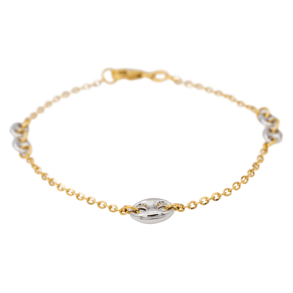 Bracelet Souple en or jaune et or blanc - Castafiore