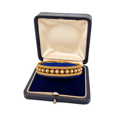 Bracelet Souple en or jaune et perles - Castafiore