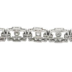Bracelet Souple en platine et diamants - Castafiore