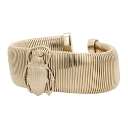 Bracelet Souple en vermeil, argent, recouvert d'or jaune - Castafiore