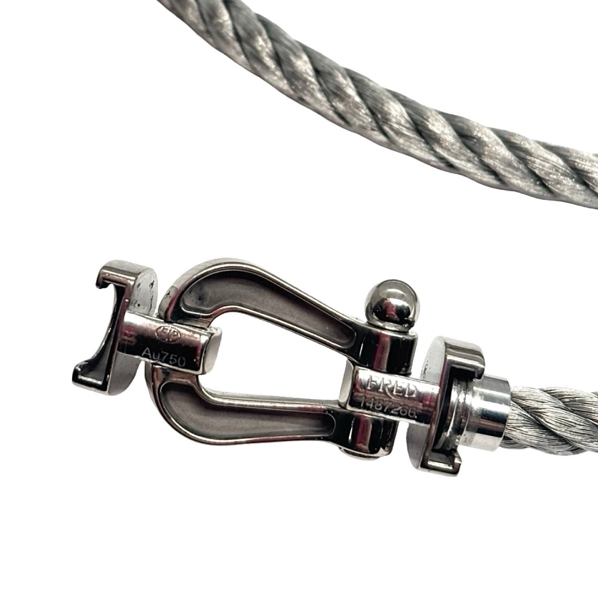 Bracelet Souple FRED "Force 10" en or blanc - Castafiore