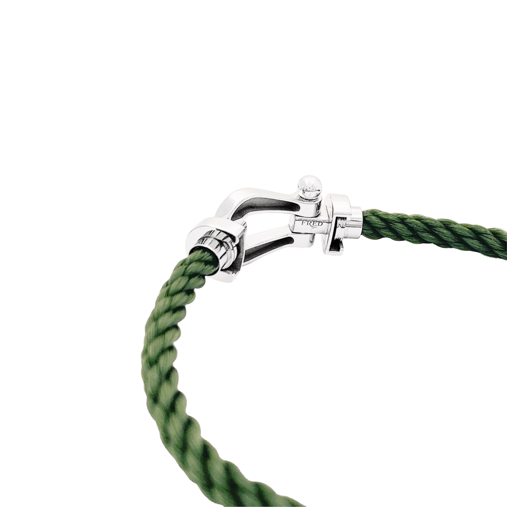 Bracelet Souple FRED "Force 10" en or blanc - Castafiore