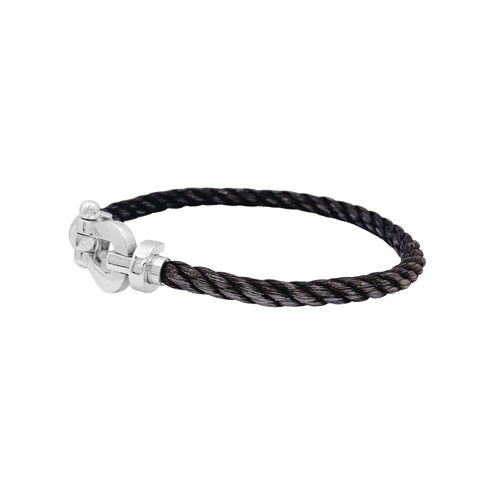Bracelet Souple FRED "Force 10" en or blanc - Castafiore
