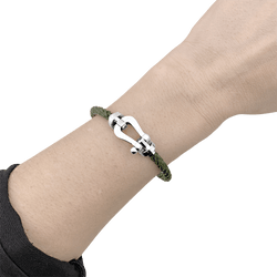 Bracelet Souple FRED "Force 10" en or blanc - Castafiore