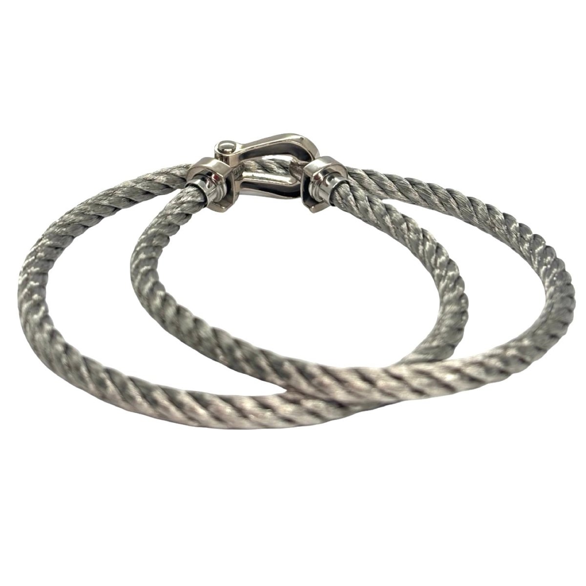 Bracelet Souple FRED "Force 10" en or blanc - Castafiore