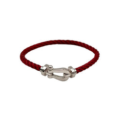 Bracelet Souple FRED "Force 10" en or blanc et acier - Castafiore