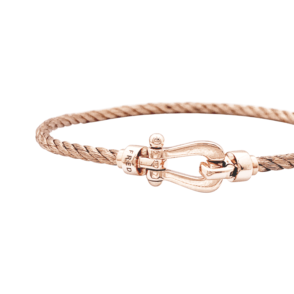 Bracelet Souple FRED "Force 10" en or rose - Castafiore