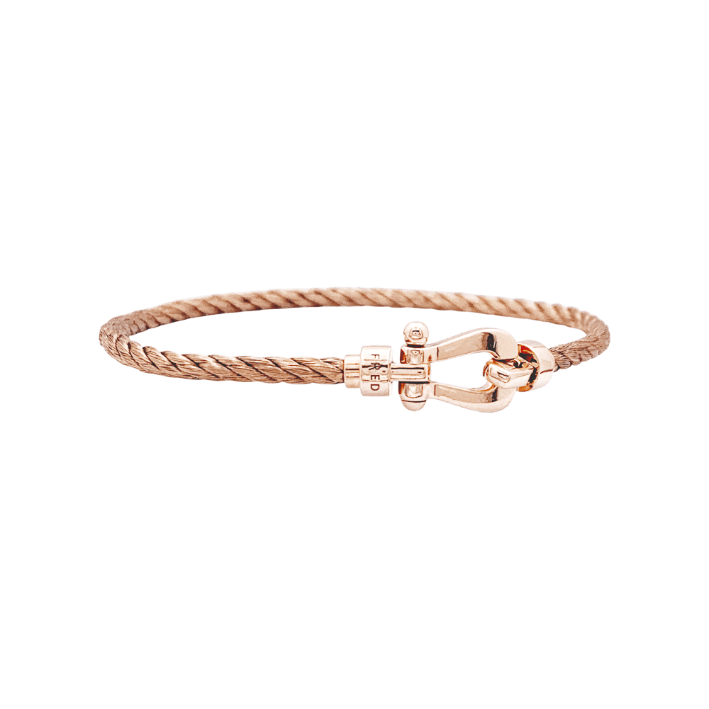 Bracelet Souple FRED "Force 10" en or rose - Castafiore