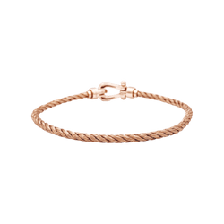 Bracelet Souple FRED "Force 10" en or rose - Castafiore