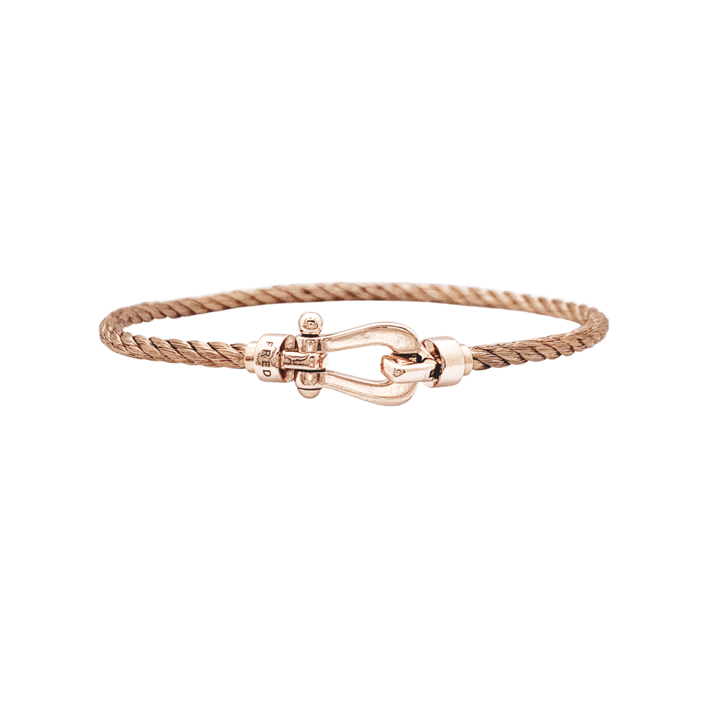 Bracelet Souple FRED "Force 10" en or rose - Castafiore