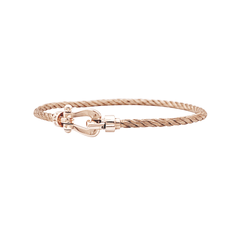 Bracelet Souple FRED "Force 10" en or rose - Castafiore
