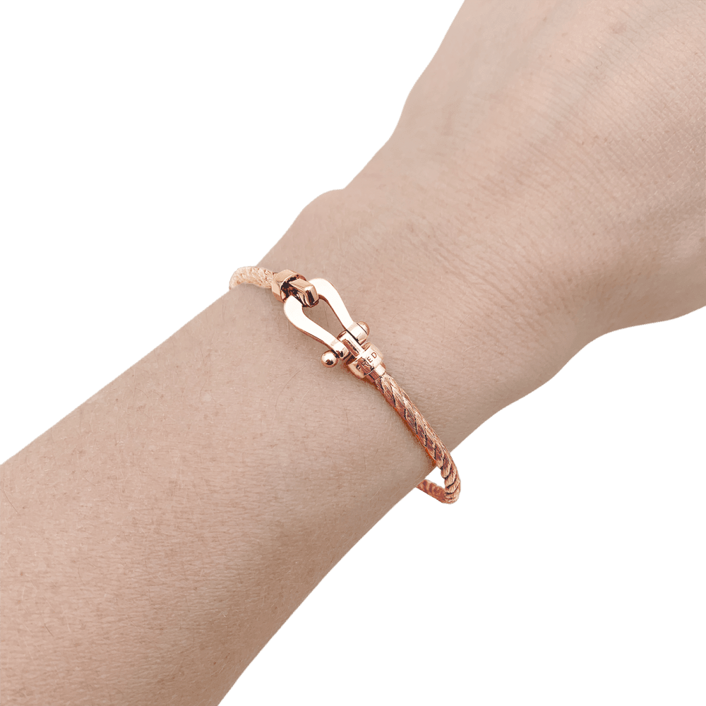 Bracelet Souple FRED "Force 10" en or rose - Castafiore