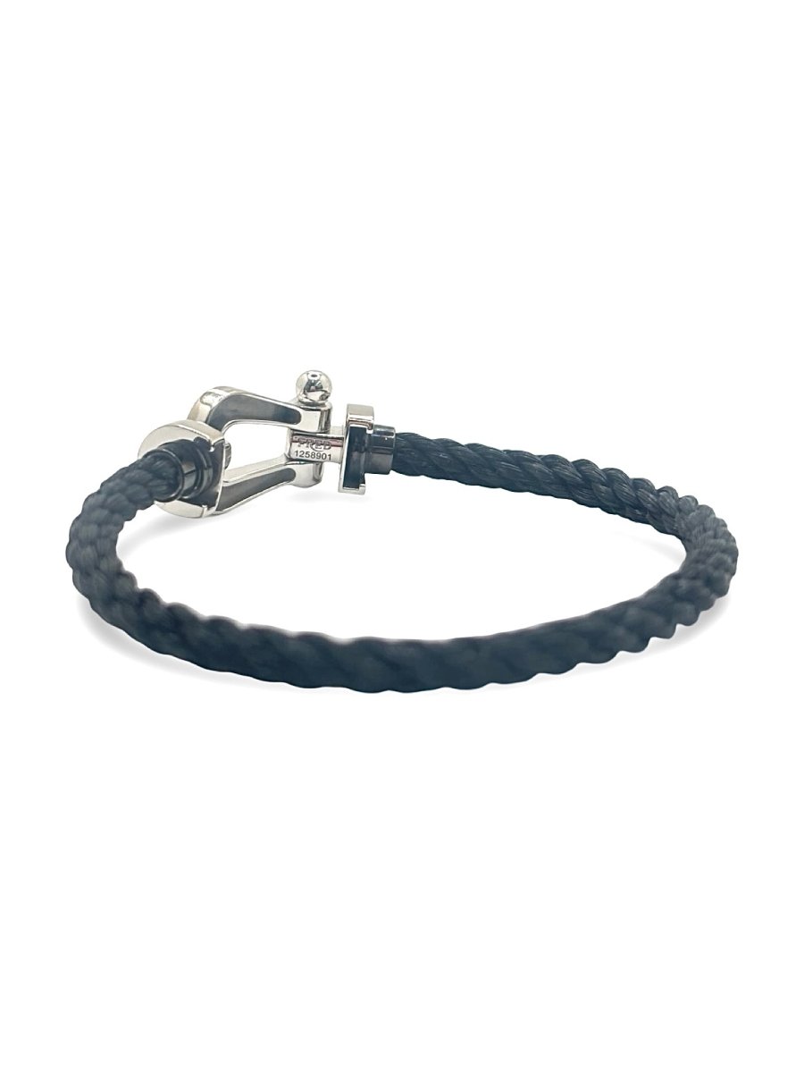 Bracelet Souple FRED "Force 10" GM en or blanc - Castafiore