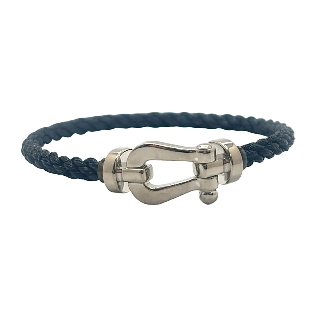 Bracelet Souple FRED "Force 10" GM en or blanc - Castafiore