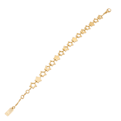 Bracelet Souple FRED "Star" en or jaune et diamants - Castafiore