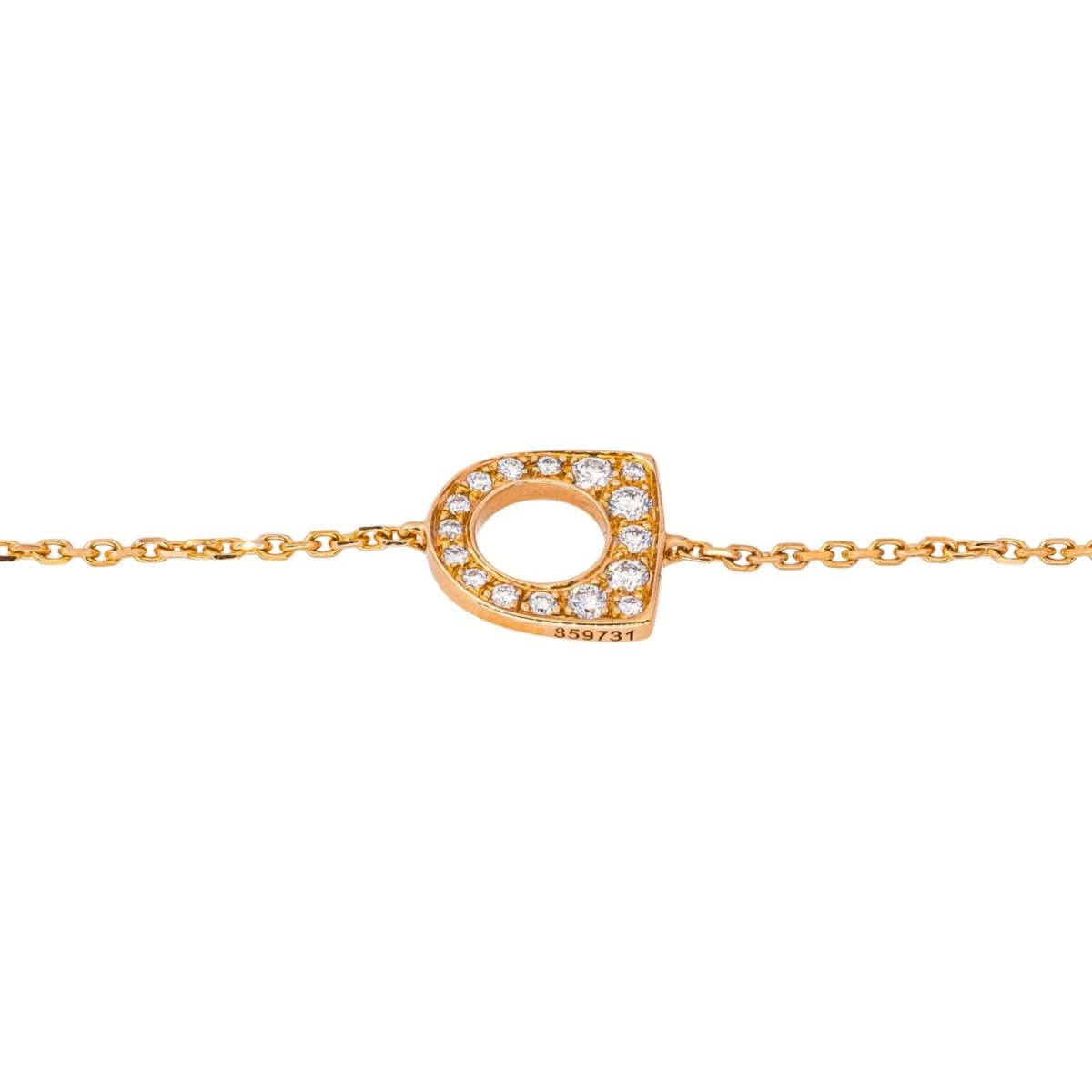 Bracelet Souple FRED "Success" en or rose et diamants - Castafiore