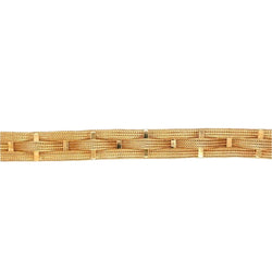 Bracelet Souple FRETELLI FILIPPINI en or jaune - Castafiore