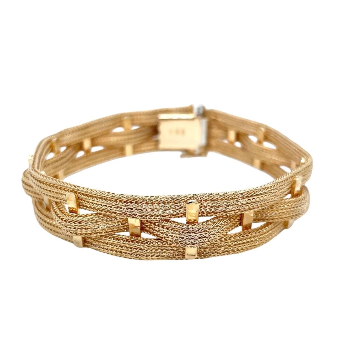 Bracelet Souple FRETELLI FILIPPINI en or jaune - Castafiore