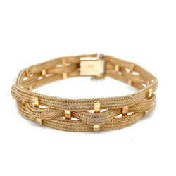Bracelet Souple FRETELLI FILIPPINI en or jaune - Castafiore