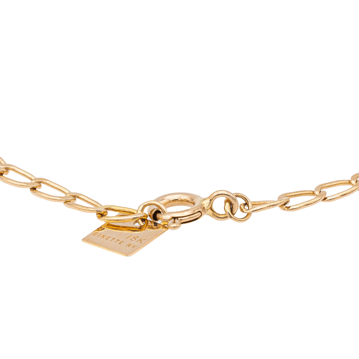 Bracelet Souple GINETTE NY "Sequin" en or rose - Castafiore