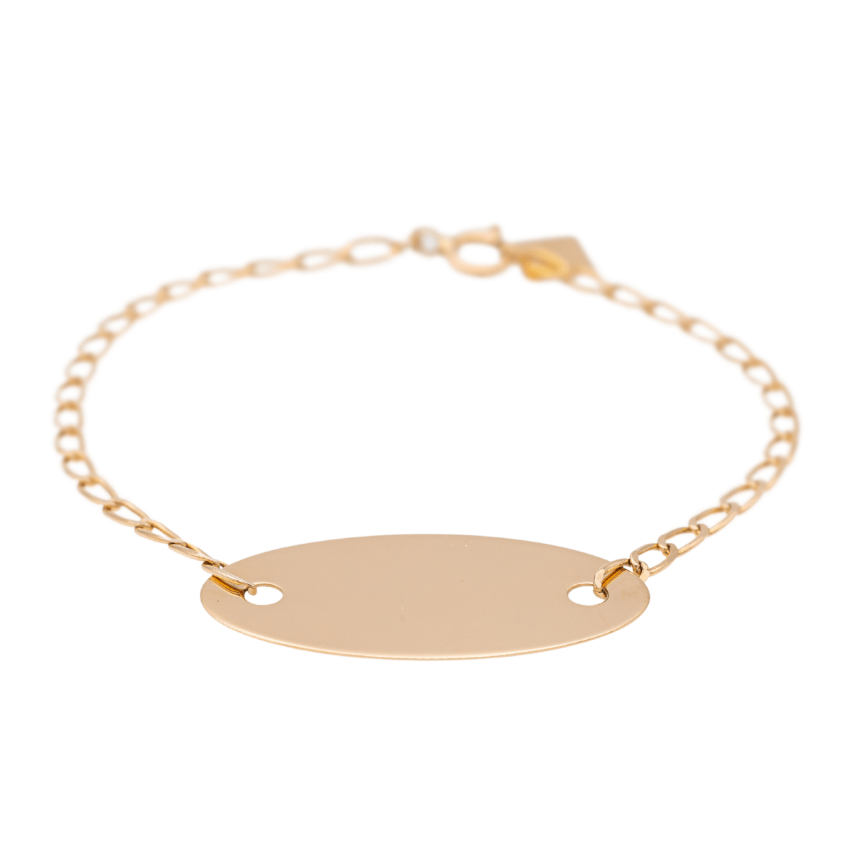 Bracelet Souple GINETTE NY "Sequin" en or rose - Castafiore
