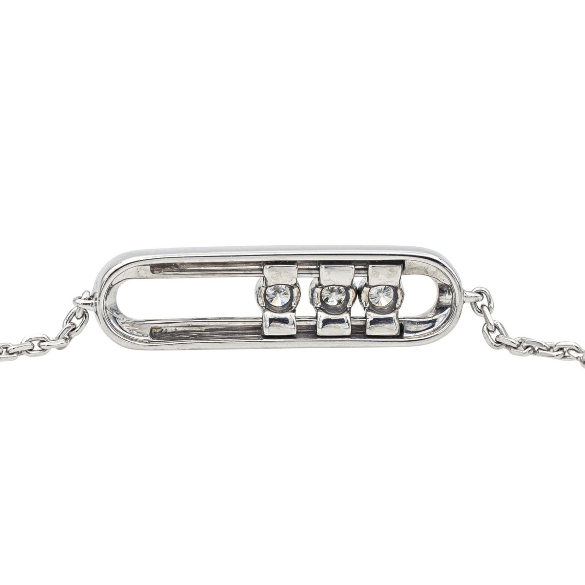 Bracelet Souple MESSIKA "Baby move" en or blanc et diamants - Castafiore