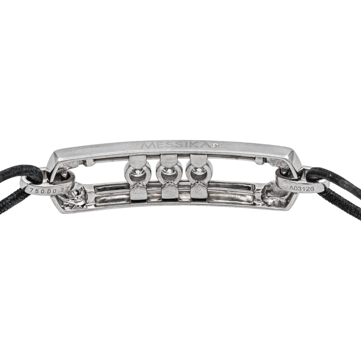 Bracelet Souple MESSIKA en or blanc et diamants - Castafiore