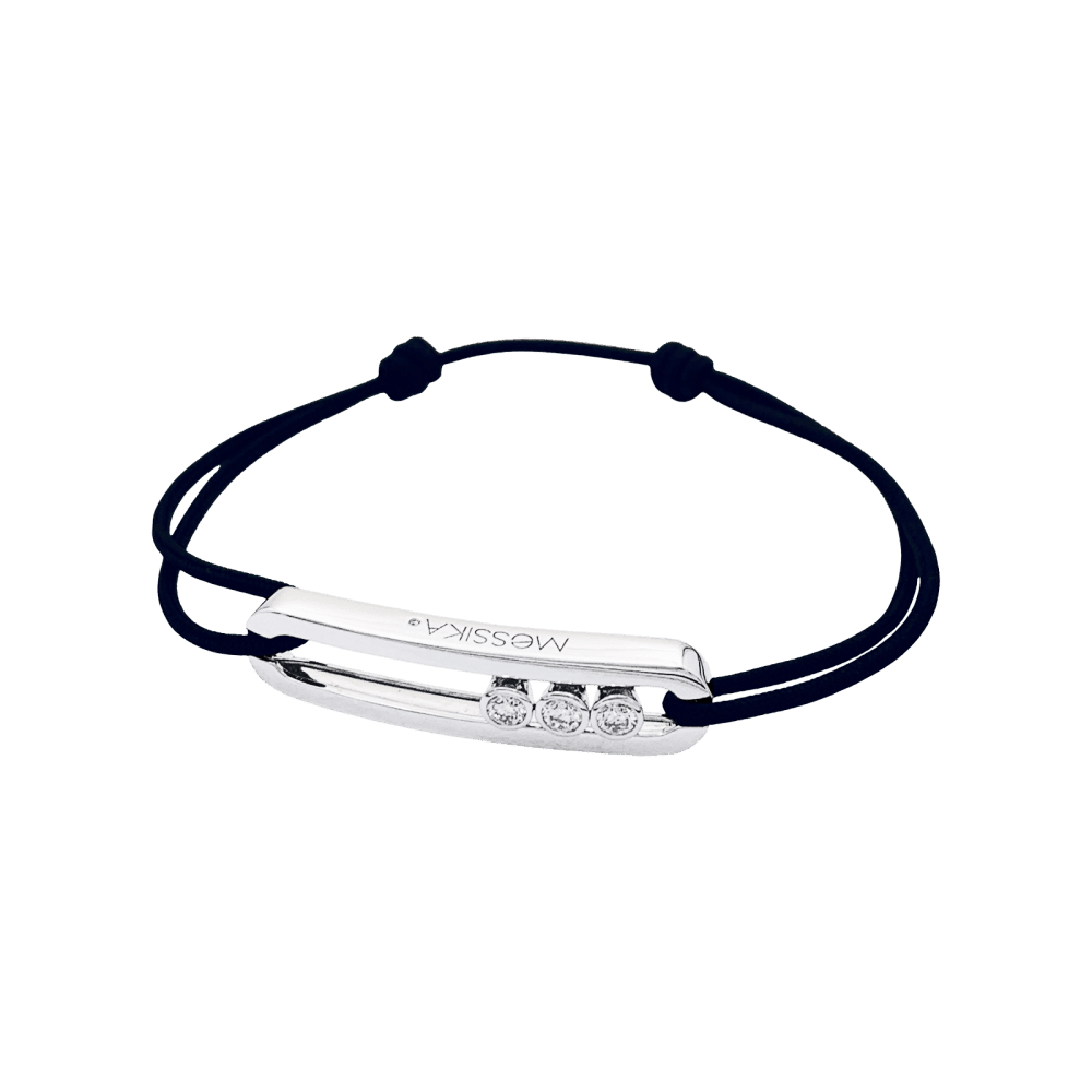 Bracelet Souple MESSIKA "Messika Care(s)" en or blanc et diamants - Castafiore