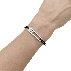 Bracelet Messika, "Messika Care(s)", white gold and diamonds.