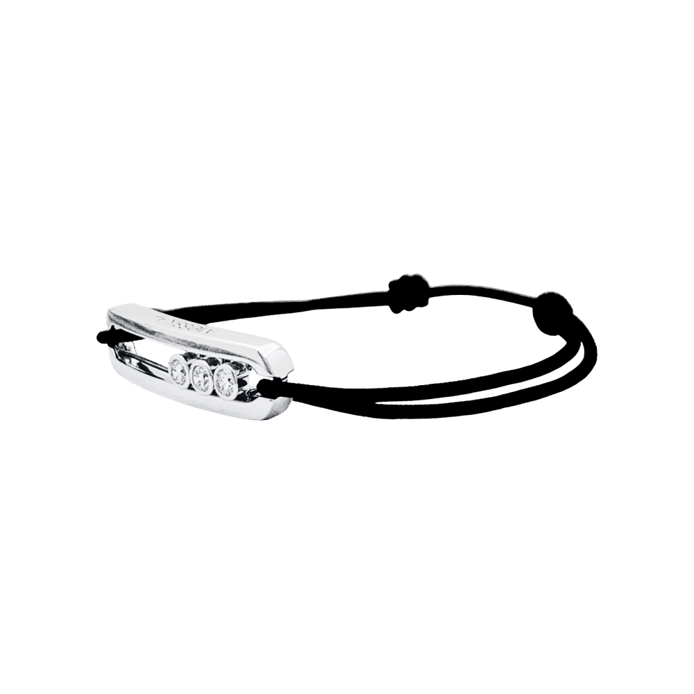 Bracelet Messika, "Messika Care(s)", white gold and diamonds.