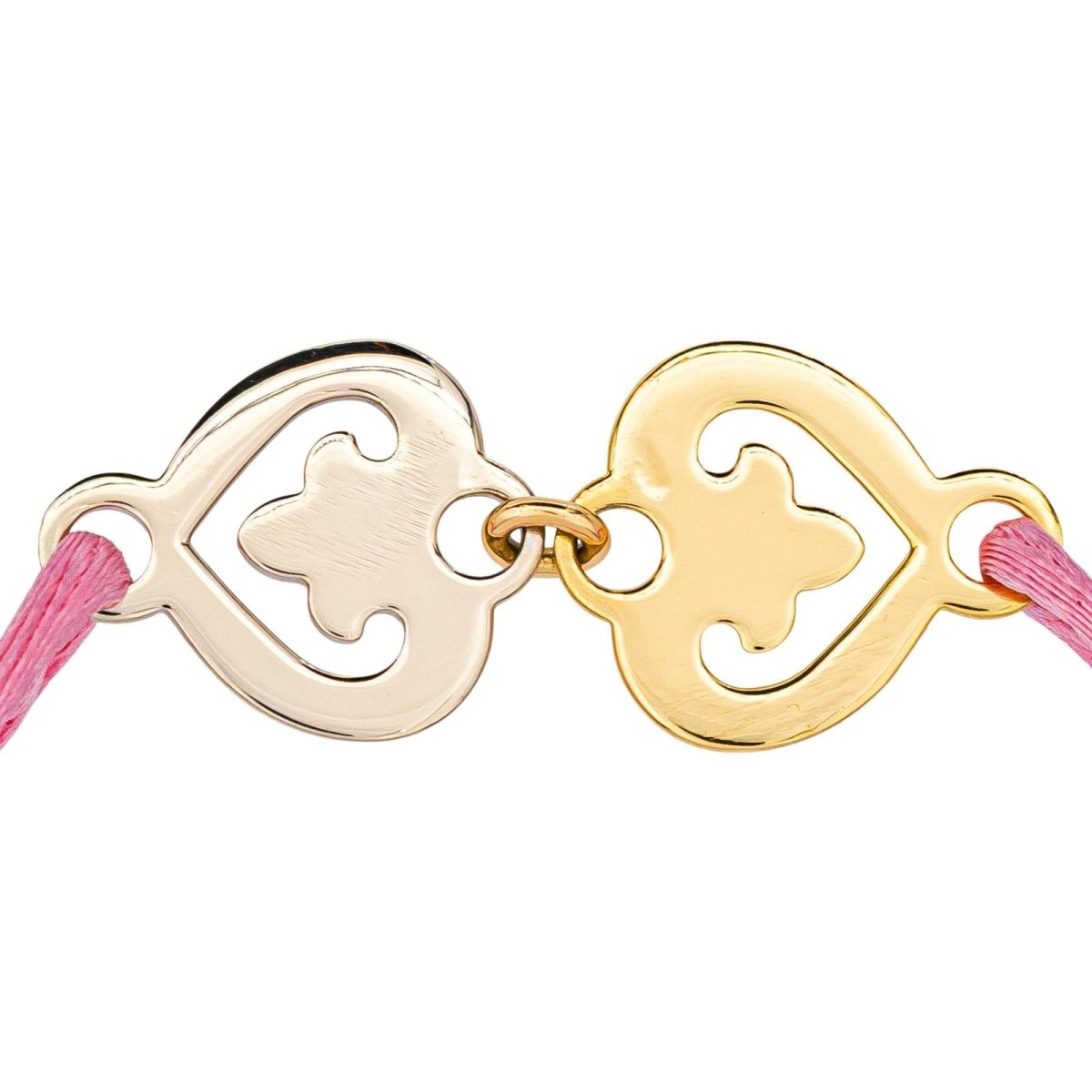 Bracelet Souple O.J. PERRIN "Légendes" en or jaune et or blanc - Castafiore