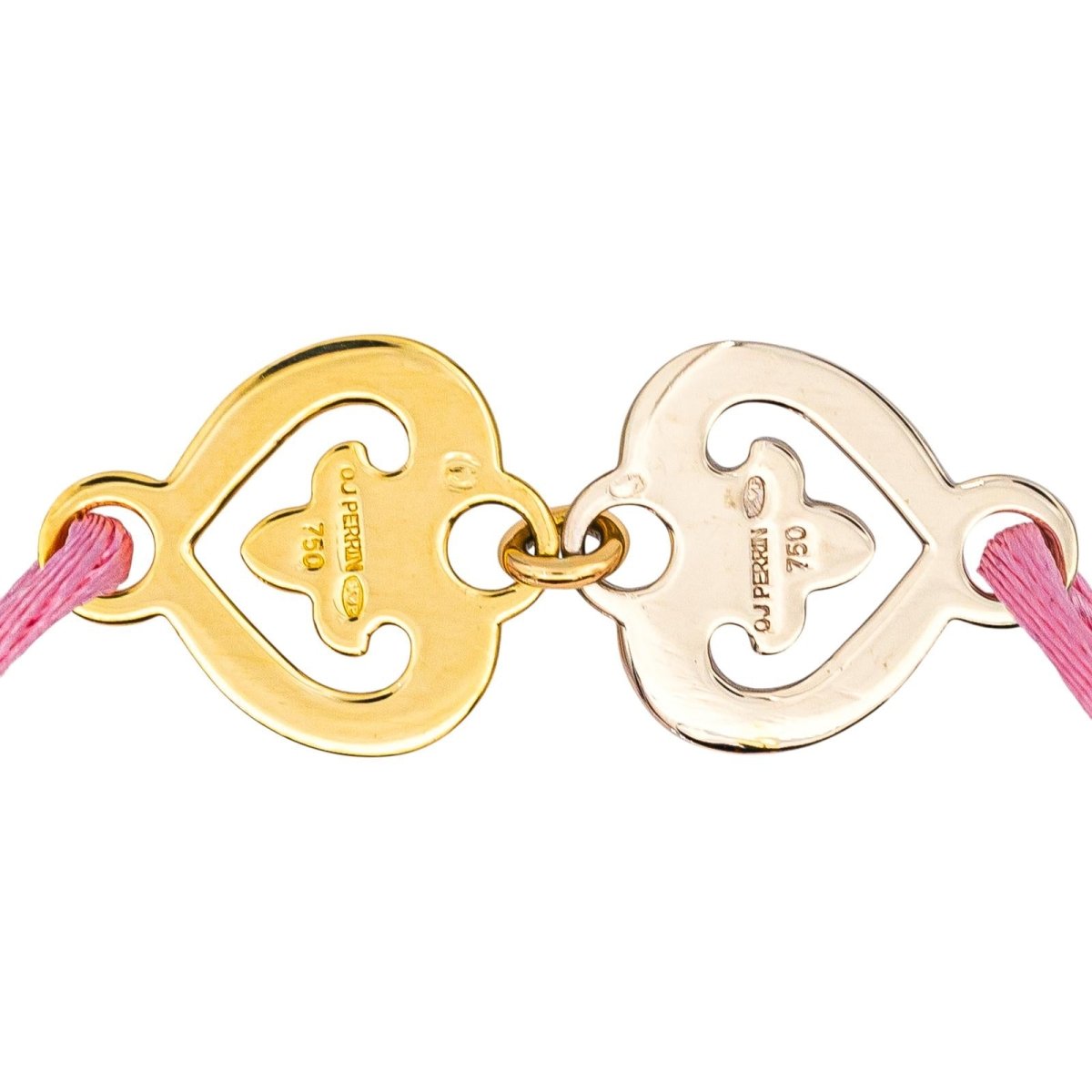 Bracelet Souple O.J. PERRIN "Légendes" en or jaune et or blanc - Castafiore