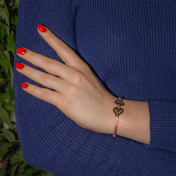 Bracelet Souple O.J. PERRIN "Légendes" en or jaune et or blanc - Castafiore