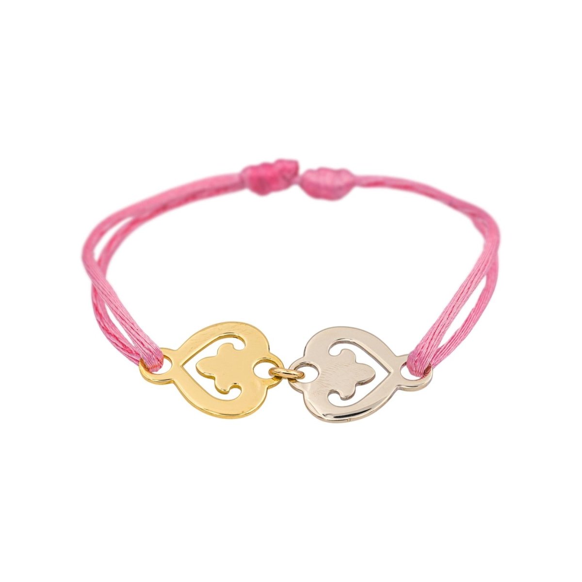 Bracelet Souple O.J. PERRIN "Légendes" en or jaune et or blanc - Castafiore